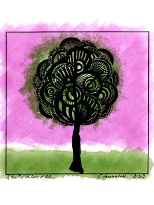 arbre,dessin,feutre,encre de chine,aquarelle,christian vanwambeke,galerie résonances, le tréport