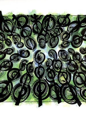 dessin,feutre,encre de chine,canopée,aquarelle,christian vanwambeke,galerie résonances,le tréport