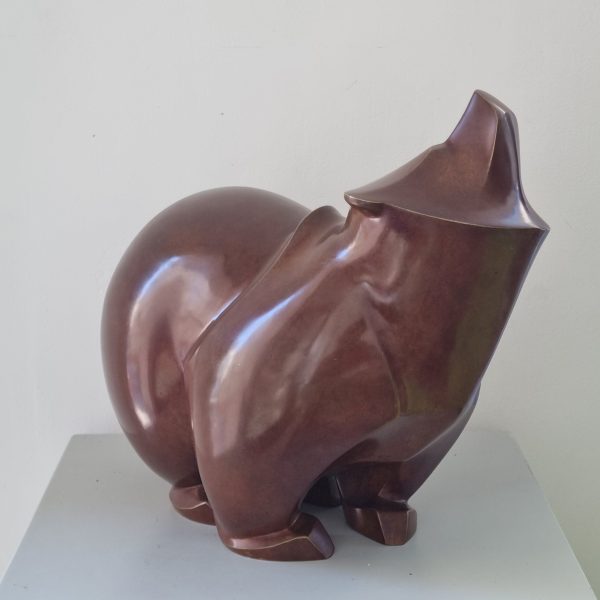 ours,bronze,jean-claude boudier,galerie résonances,le tréport