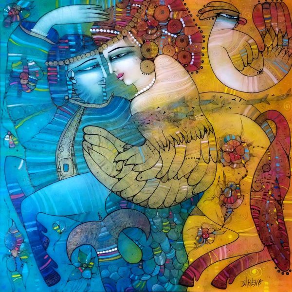 4 Elements Albena Vacheva huile sur toile