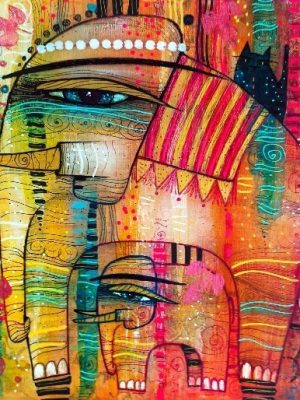 Rêves d'Inde 30x30 toile 520